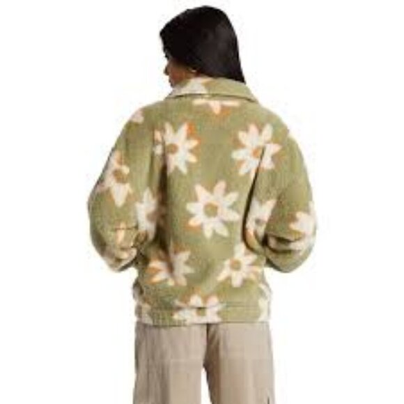 Billabong First Light Floral Teddy Sherpa Jacket NWT - Picture 3 of 7